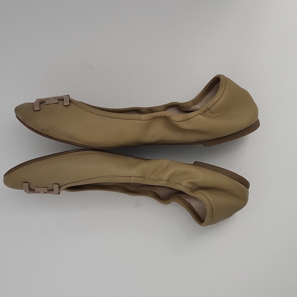 Sam Edelman Beige Leather Ballet Flats.Size 9.5 - Picture 5 of 11